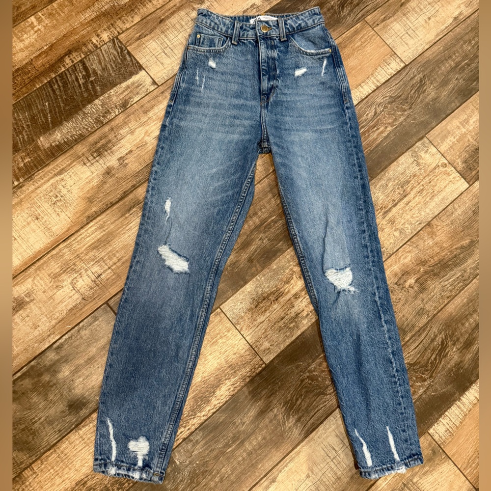 Zara Straight Leg Jeans Size 0